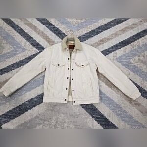 LEVIS Sherpa Lined Denim Coat ~XS